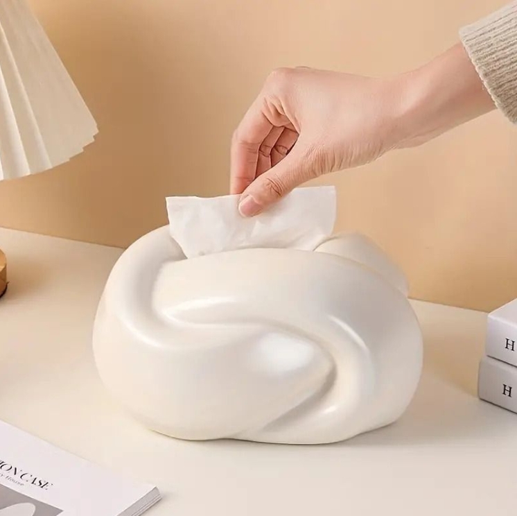 ティッシュケース ナチュラルインテリア ティッシュボックス ホワイト