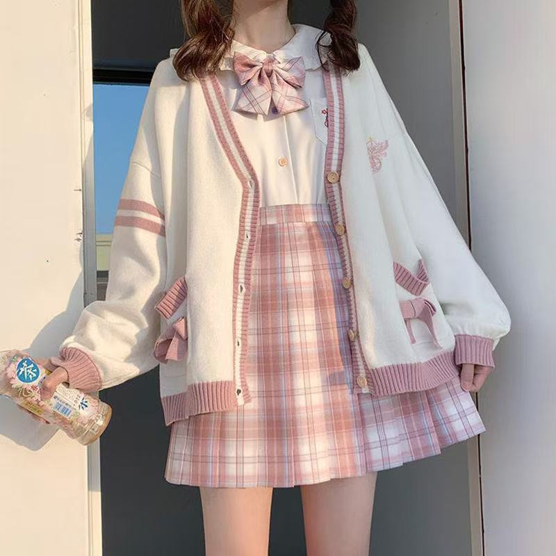 JK制服 セーラー服 4点セット 学生制服 本格制服 長袖 ジャケット シャツ リボン ショート丈 スカート