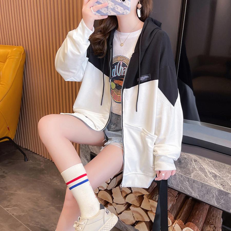 ジップアップパーカーレディーススウェット